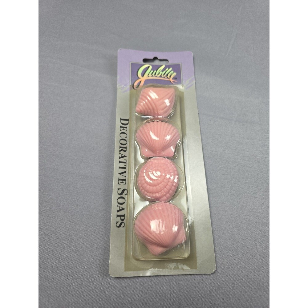 Vintage Pink Sea Shell Shaped Guest Soaps Jubilee Brand New Cottagecore 80s 90s